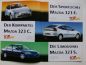 Preview: Mazda 323 Sondermodelle Prospekt April 1998 NEU