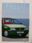 Preview: Opel Kadett E Cabrio Prospekt Juli 1990