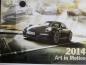 Preview: Porsche Original Großformat 2014 Kalender Cayenne Turbo S (957),911 50 Years (991),911 GT3,