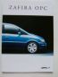 Preview: Opel Zafira A OPC Prospekt August 2001