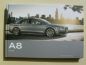 Preview: Audi A8 Buch Prospekt März 2010 NEU D4/4H