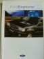 Preview: Ford Explorer Prospekt Dezember 1999 NEU
