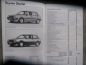 Preview: Toyota Preisliste 16. Januar 1985 Starlet Tercel Corolla Carina Camry Celica Supra Model F Land Cruiser