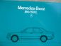 Preview: Mercedes Benz 190 +E W201 Katalog Querformat Januar 1985