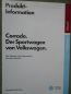 Preview: VW Corrado Typ53i Prodluktinformation Fakten Argumente für den Verkauf Juli 1988 intern