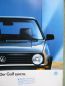 Preview: VW Golf II Syncro Katalog Januar 1988 +CL +GT 66kw/90PS Januar 1988