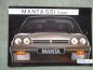 Preview: Opel Manta B Exclusiv April 1985 Katalog