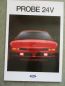 Preview: Ford Probe 24V Prospekt Dezember 1992 120kw/163ps Rarität NEU