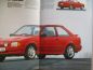 Preview: Ford Escort RS Turbo +XR3i Februar 1986 Prospekt