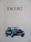 Preview: Ford Escort C CL Bravo Ghia Turnier XR3i RS Turbo +Cabrio Katalog Dezember 1986