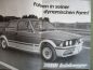Preview: Brinkmeyer der Hai BMW 3er Serie E21 Aerodynamik Katalog Rarität