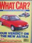 Preview: What Car? 11/1991 Vauxhall Astra F 1.4LSi vs. ZX Avantge vs. Tipo 1.4DGT vs. Esort 1.4LX vs. Rover 214S