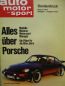 Preview: auto motor & sport 21/1977 Sonderdruck Alles über Porsche +turbo Studie Modelle Motoren Pläne der 80iger Jahre