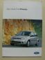 Preview: Ford Fiesta Prospekt Poster März 2002 NEU