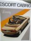 Preview: Ford Escort Cabrio Luxury April 1993