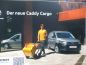 Preview: VW Caddy Cargo Typ SB Dezember 2020