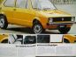 Preview: VW Golf I Typ17 +L GL D LD GLD GTi Januar 1977