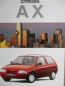 Preview: Citroen AX Teen +First +Fashion +Furio Modelljahr 1995 Katalog