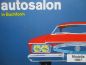 Preview: autosalon Modelle 1967 in Buchform