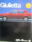 Preview: Alfa Romeo Giulietta Prospekt 1980
