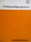 Preview: VW Golf I Typ17 Dieselmotor Fehlersuchprogramm September 1976