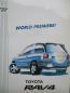 Preview: Toyota RAV4 Pressemappe Englisch März 1994