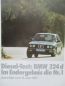 Preview: BMW 324d Auto-Bild vom 15. Juni 1987 Diesel-Test