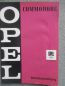 Preview: Opel Commodore A April 1968 Bordbuch Deutsch