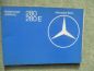 Preview: Mercedes Benz 280 280E W123 Bedienungsanleitung November 1975
