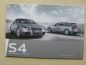 Preview: Audi S4 Limousine/Avant Prospekt September 2009 NEU