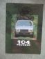 Preview: Peugeot 104 ZL ZR ZS Katalog 1980
