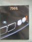 Preview: BMW 750iL E32 Großformat Prospekt März 1988 US Version