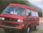 Preview: VW Vanagon GL +Syncro T3 +Camper +Syncro +GL1987 USA Broschüre