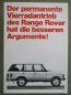 Preview: Range Rover der permanente Vierradantrieb Prospekt