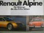 Preview: Renault Alpine 1300 +A310i Prospekt Deutsch Poster