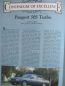 Preview: Sports Car Illustrated Peugeot 505 Turbo Sonderdruck 1986