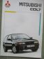 Preview: Mitsubishi Colt (C50) Prospekt September 1991