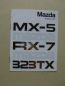 Preview: Mazda Preisliste MX-5 RX-7 323TX Februar 1991