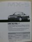 Preview: Mazda Preisliste MX-5 RX-7 323TX Februar 1991
