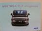 Preview: Fiat Multipla eleganza Prospekt August 2000 NEU