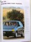 Preview: Fiat Punto Prospekt November 1996 NEU