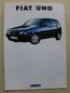 Preview: Fiat Uno Prospekt September 1992 +Turbo i.e.Racing