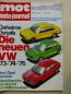 Preview: mot 5/1973 Opel Ascona 12/16/19, Fiat 124 N/S/ST