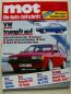 Preview: mot 5/1981 Posche 911 SC Targa, Honda Quintett, Aui 100 GL 5/1.9