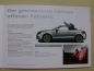 Preview: Audi TT Roadster Extras Prospekt April 2010 NEU