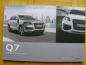 Preview: Audi Q7/V12 TDI quattro Prospekt Oktober 2010 NEU