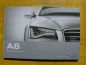 Preview: Audi A8 +L +L W12 Buch April 2011 NEU D4/4H