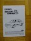 Preview: Ford Escort RS Turbo Juni 1985 Rarität