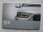 Preview: Audi Q3 Prospekt September 2011 NEU