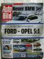 Preview: Auto Bild 39/2011 Ford vs. Opel 5:1, BMW M5 F10 Test,C-Klasse W2